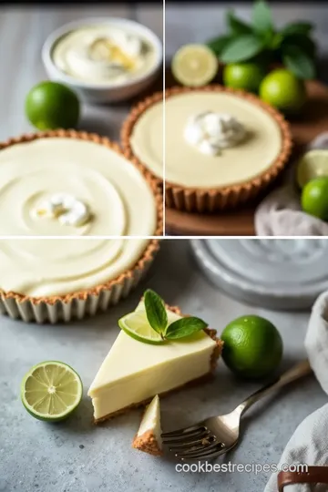 No-Bake Key Lime Pie steps