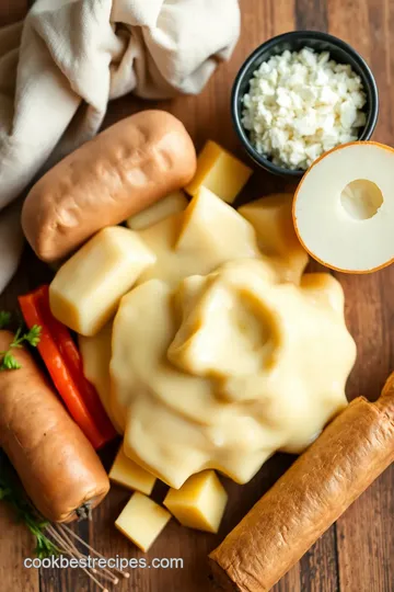 Delicious Crockpot Potato Soup ingredients