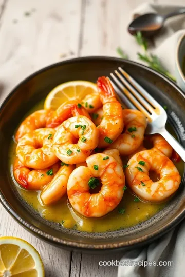 Delicious Red Lobster Shrimp Scampi presentation