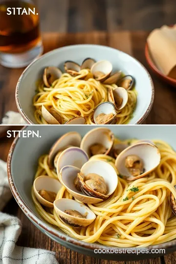 Delightful Pasta Vongole with Clams steps