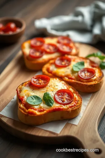 Easy and Delicious Pizza Toast presentation