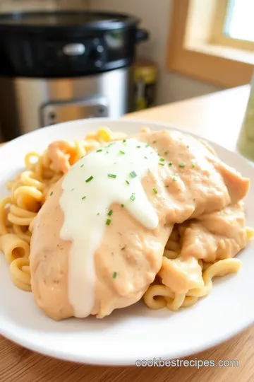 Easy Slow Cooker Chicken with Creamy Ranch steps