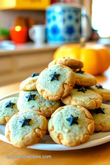 Enchanted Moon Spell Cookies for Samhain steps