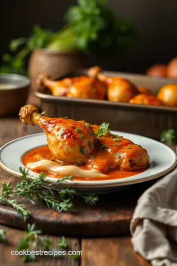 Flavorful Baked Peri Peri Chicken presentation