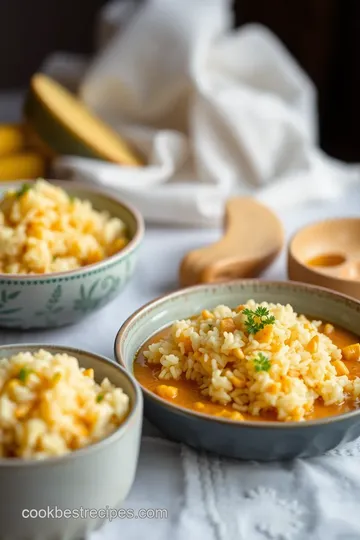 Fluffy Homemade Curry Rice Delight presentation