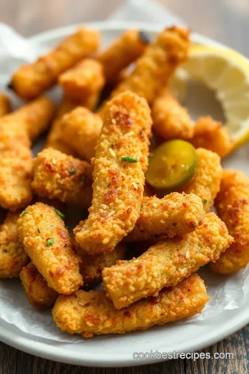 Fried Pickles: Crispy & Delicious Snack presentation