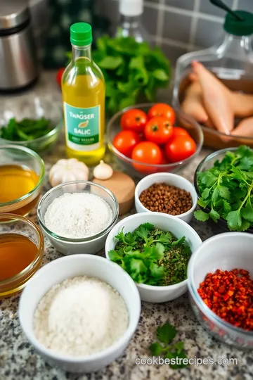 Garlic Butter Tomato Baked Chicken ingredients