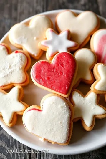 Heartfelt Sugar Cookies with Valentine Cookie Cutters presentation