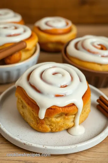 Heavenly Cinnamon Rolls with Creamy Icing presentation