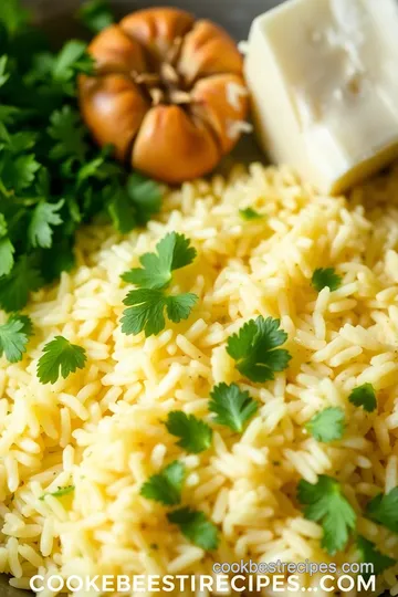 Heavenly Garlic Butter Rice Delight ingredients