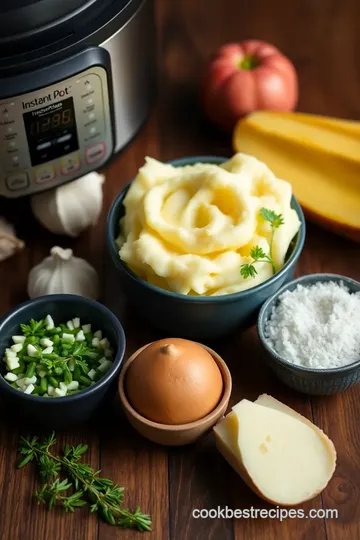 Instant Pot Mashed Potatoes: Quick & Creamy ingredients