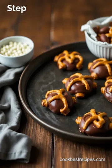 Irresistible Rolo Pretzel Turtles steps