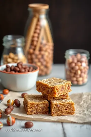 Chewy Cookie Bars with Leftover Halloween Candy ingredients