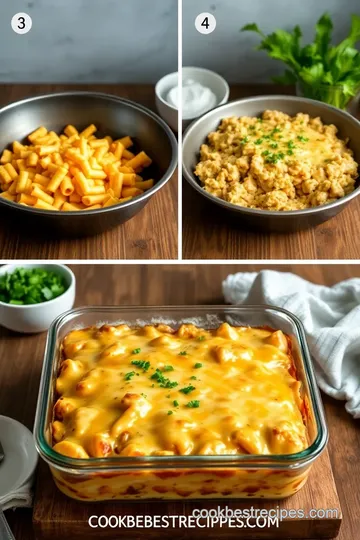 Loaded Ranch Chicken Potato Casserole steps