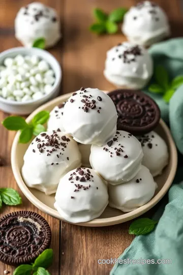 Minty Oreo Bliss Balls ingredients