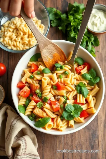 Easy Pasta Salad steps