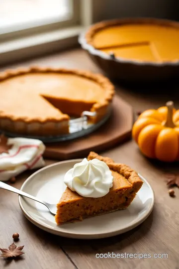 No Bake Pumpkin Cookie Pie: A Creamy Autumn Delight presentation