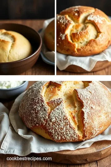 No Knead Dutch Oven Bread Recipe steps