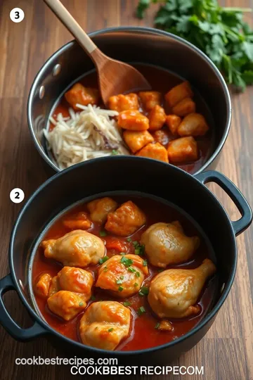 One-Pot Black Pepper Chicken steps