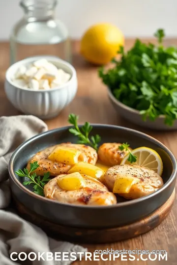 Pan-Seared Lemon Butter Chicken Delight ingredients