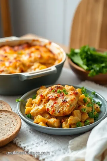 Easy Creamy Chicken Casserole Delight presentation