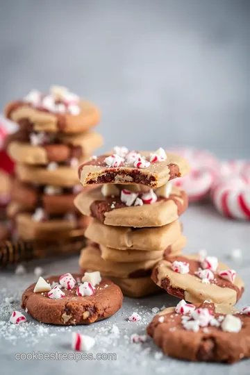 Peppermint Bark Cookies presentation