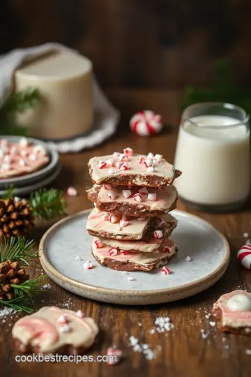 Peppermint Bark Cookies steps