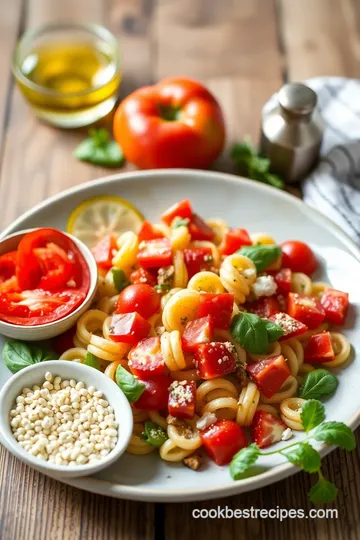 BLT Pasta Salad Recipe ingredients