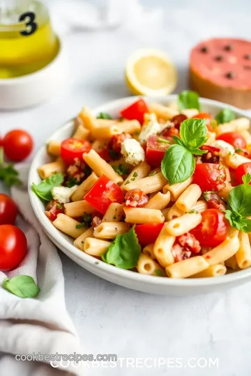 BLT Pasta Salad Recipe steps