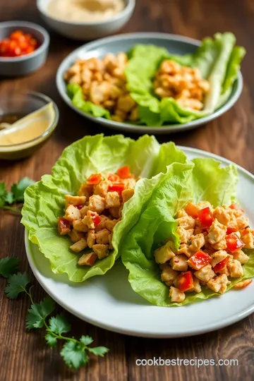 Quick Chicken Lettuce Wraps with Hoisin Sauce steps