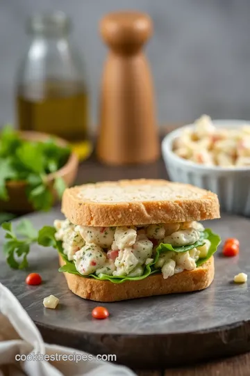 Quick Tuna Salad Sandwich Recipe presentation