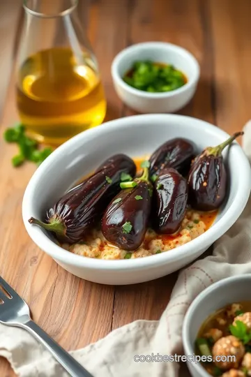 Roasted Eggplant Baba Ganoush Dip steps