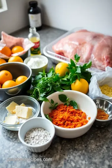 Perfectly Roasted Shoulder Roast ingredients