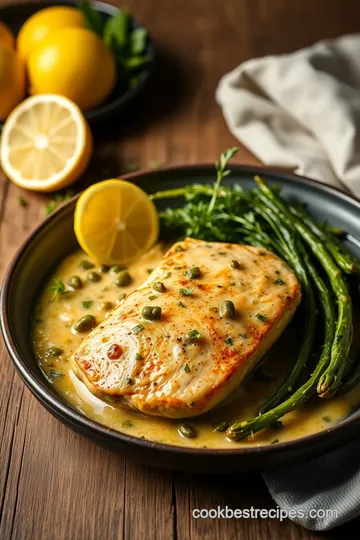 Chicken Piccata presentation