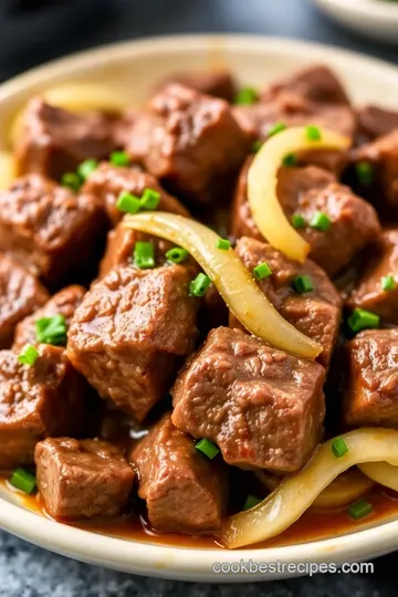 Slow Cooked Cube Steak with Gravy presentation