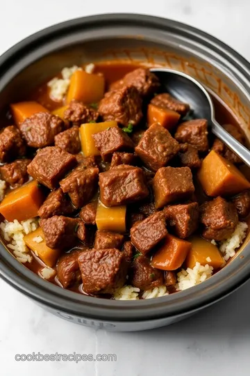 Savory Slow-Cooked Beef Stew presentation