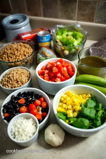 Savory Stuffed Peppers with D & W Cookware ingredients