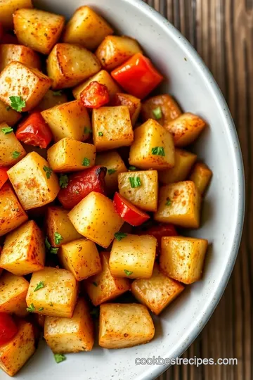 Sizzling Sweet and Savory Skillet Potatoes presentation