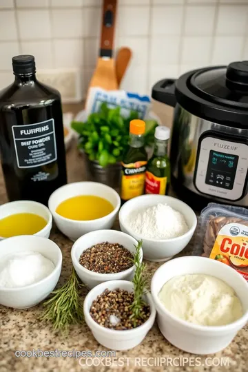 Slow-Cooked Beef Shoulder Roast ingredients