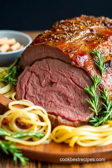 Slow-Cooked Beef Shoulder Roast presentation