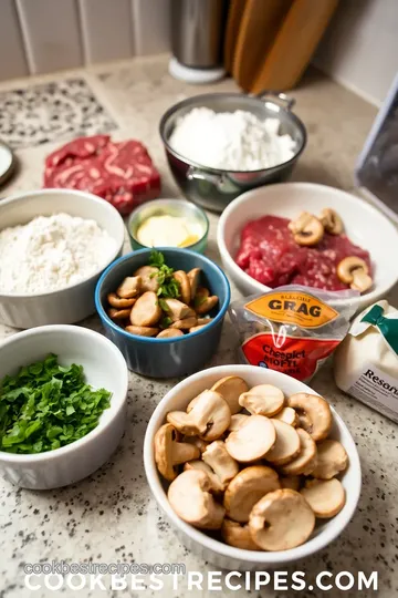 Slow Cooked Cube Steak with Flavorful Gravy ingredients