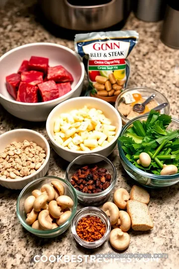 Crock Pot Cube Steak with Savory Mushrooms ingredients