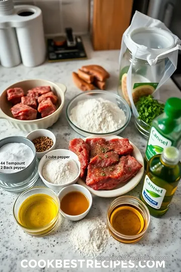 Slow-Cooked Cube Steak with Mushroom Gravy ingredients