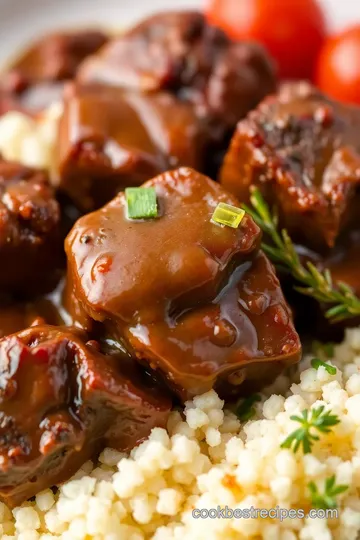 Slow-Cooked Cube Steak with Mushroom Gravy presentation