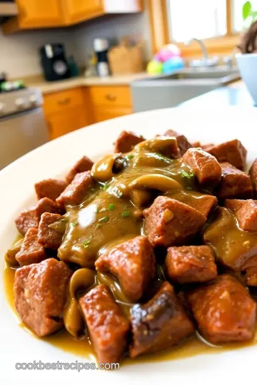 Slow Cooker Cubed Steak with Mushroom Gravy steps