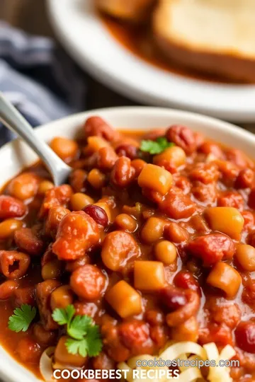 Slow Cooker Wendy s Style Chili presentation