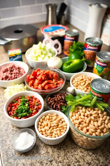 Slow Cooker Wendy s Chili ingredients