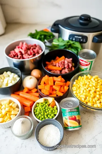 Crockpot Cowboy Stew ingredients