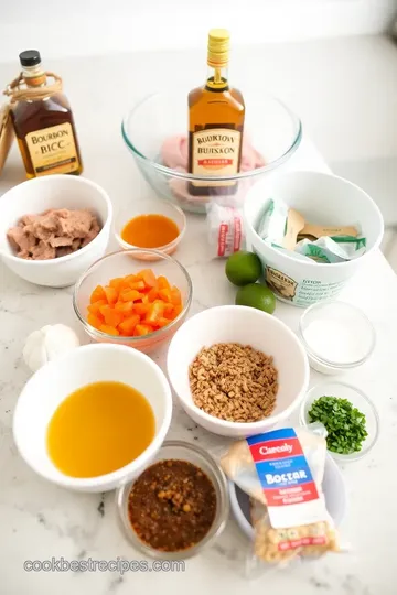 Slow Cooker Bourbon Carnitas ingredients