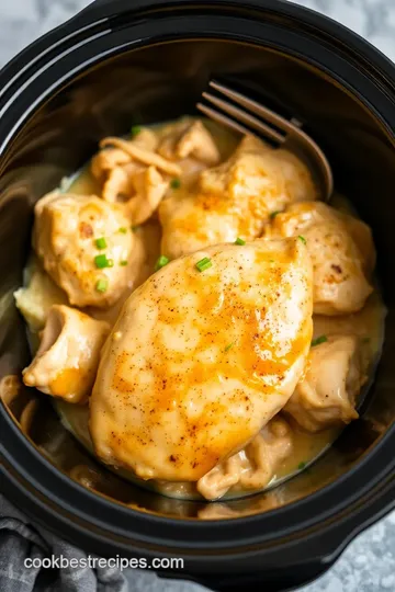 Slow Cooker Ranch Chicken presentation